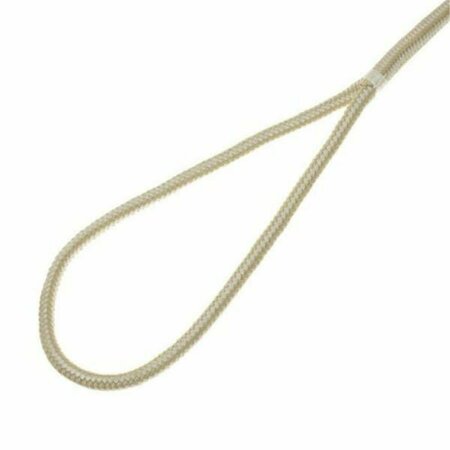 STRIKE3 0.5 in. x 15 ft. Duble Braid Gold & White Dock Line with 12 in. Eye ST2966878